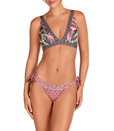 Bikini halter con braga atada al los lados