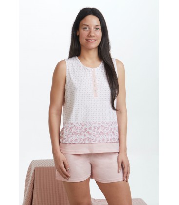 Pijama tirante ancho de mujer marca Pettrus