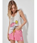 Pijama camiseta mangar corta Snoopy