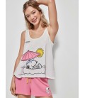 Pijama camiseta mangar corta Snoopy