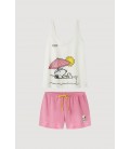 Pijama camiseta mangar corta Snoopy