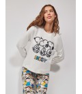 Pijama largo con estampado de Snoopy